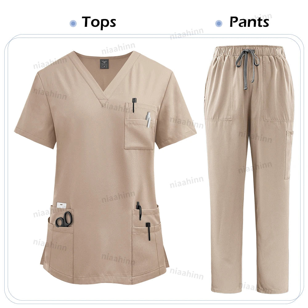 Set Scrub Medical Unisex– Bluza și Pantaloni