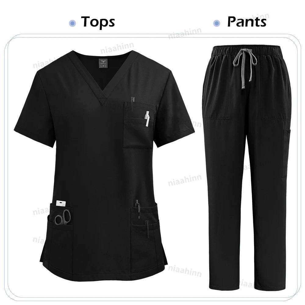 Set Scrub Medical Unisex– Bluza și Pantaloni