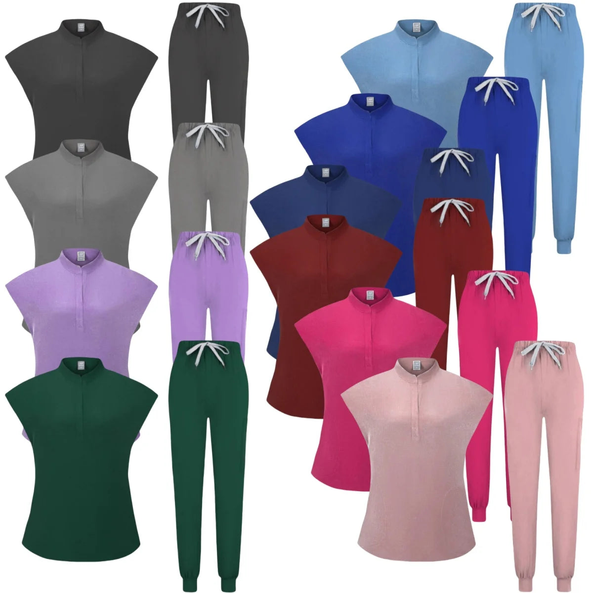 Set Scrub Medical pentru femei - Bluza si Pantaloni