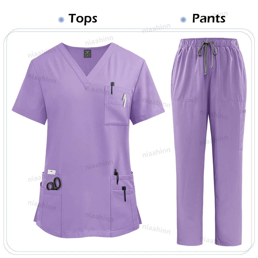 Set Scrub Medical Unisex– Bluza și Pantaloni