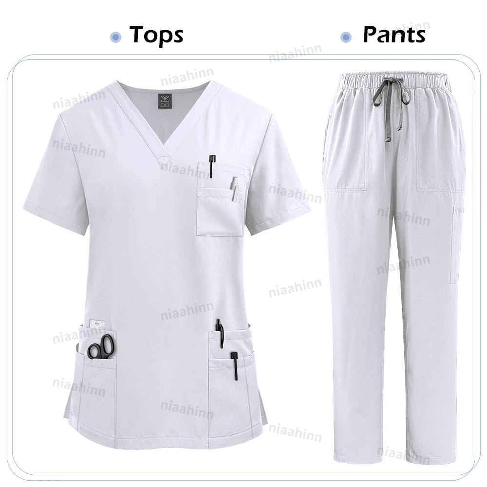Set Scrub Medical Unisex– Bluza și Pantaloni