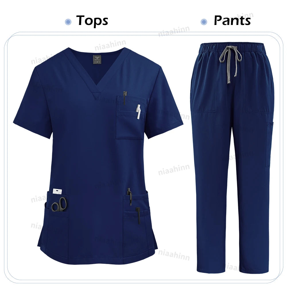 Set Scrub Medical Unisex– Bluza și Pantaloni