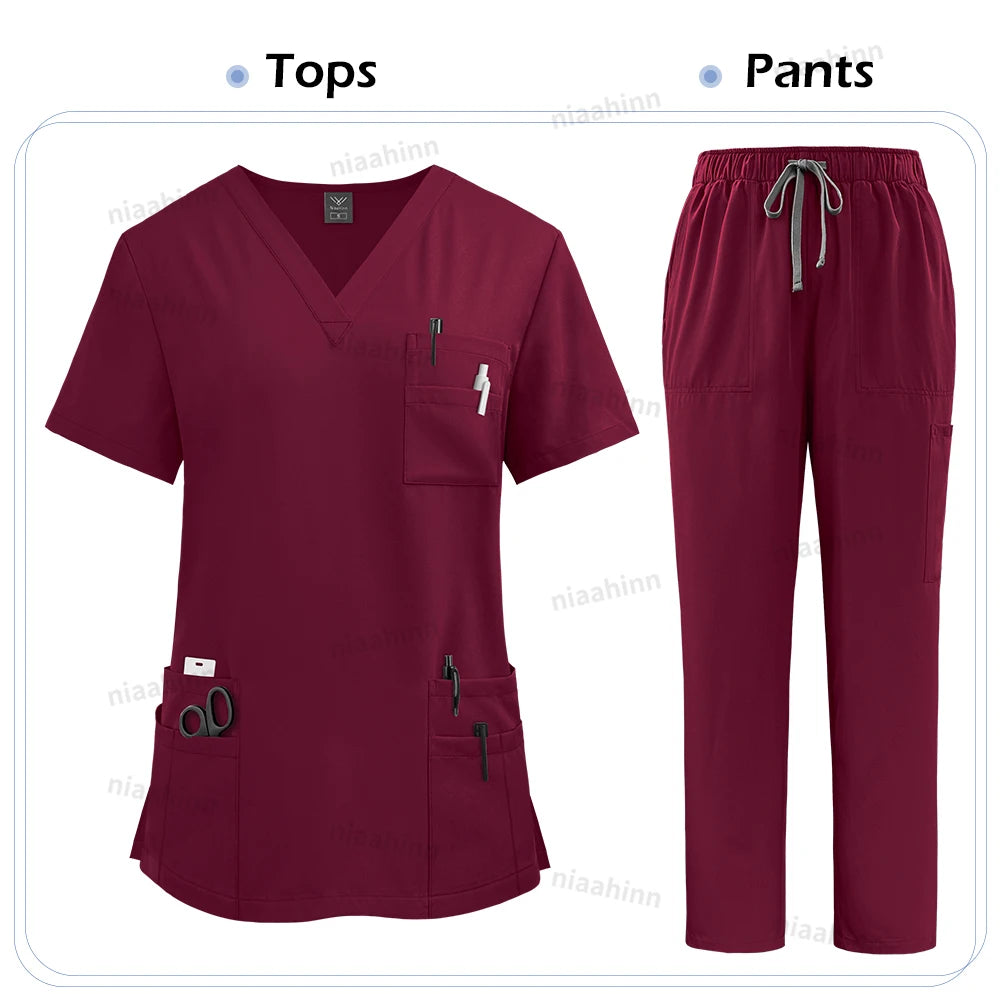 Set Scrub Medical Unisex– Bluza și Pantaloni