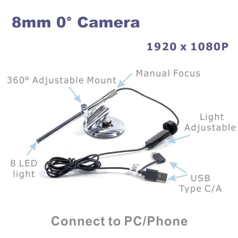 Camera USB FullHD 0/30 grade pentru Simulator Laparoscop