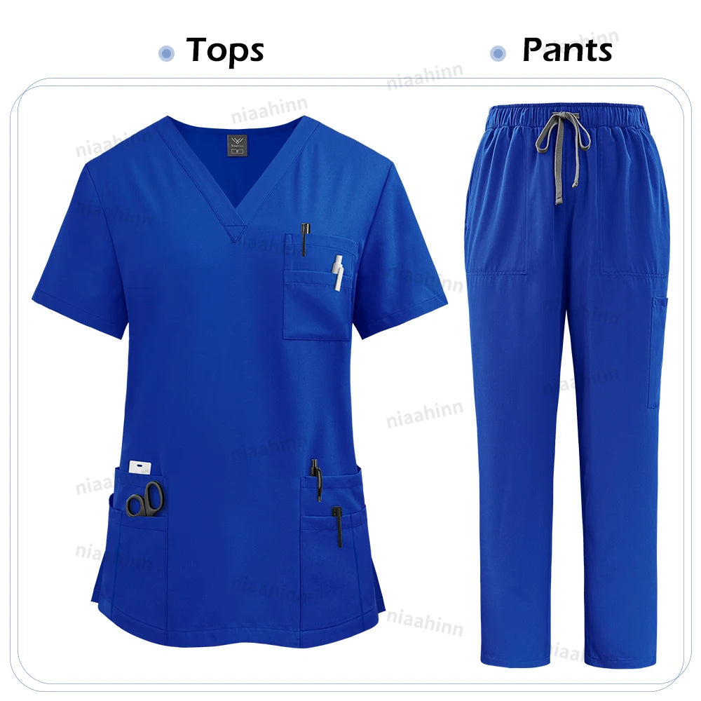 Set Scrub Medical Unisex– Bluza și Pantaloni